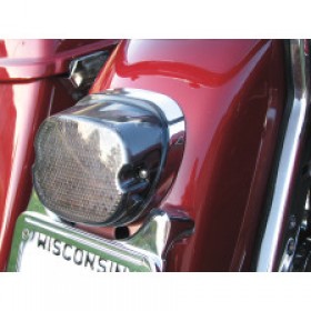 DRAG SPECIALTIES TAILLIGHT - BOTTOM TAG LIGHT - SMOKE # 2010-0770