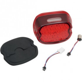 DRAG SPECIALTIES TAILLIGHT - TOP TAG LIGHT - RED # 2010-0772
