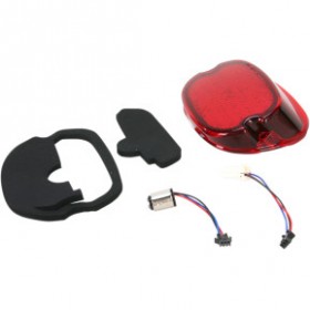 DRAG SPECIALTIES TAILLIGHT - BOTTOM TAG LIGHT - RED # 2010-0773
