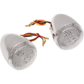 DRAG SPECIALTIES TURN SIGNAL KIT - CLEAR/AMBER # 2020-0276