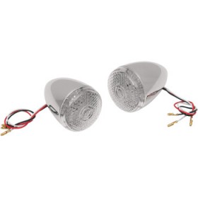 DRAG SPECIALTIES TURN SIGNAL KIT - CLEAR/RED - REAR # 2020-0278
