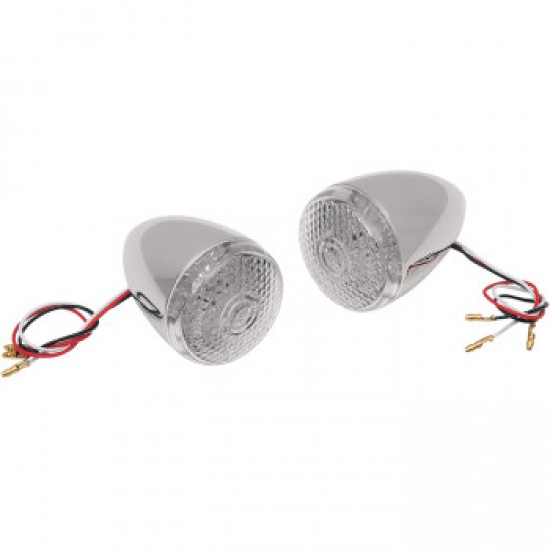 DRAG SPECIALTIES TURN SIGNAL KIT - CLEAR/RED - REAR # 2020-0278 DRAG SPECIALTIES TURN SIGNAL KIT - CLEAR/RED - REAR # 2020-0278