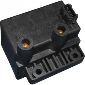 DRAG SPECIALTIES DUAL-FIRE IGNITION COIL - HARLEY DAVIDSON - BLACK # 2102-0332