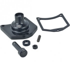DRAG SPECIALTIES SOLENOID END COVER - STARTER BUTTON - GLOSS BLACK # 2110-0996