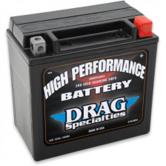DRAG SPECIALTIES HIGH PERFORMANCE BATTERY - YTX14L # 2113-0014 DRAG SPECIALTIES HIGH PERFORMANCE BATTERY - YTX14L # 2113-0014