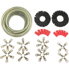 DRAG SPECIALTIES CUSTOM BATTERY CABLE KIT - HARLEY DAVIDSON - CLEAR # 2113-0671