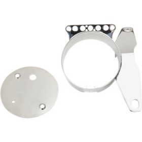 DRAG SPECIALTIES SPEEDOMETER RELOCATION BRACKET - CHROME # 2210-0358