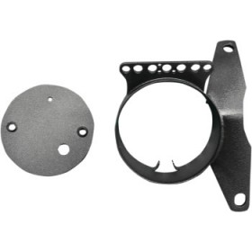 DRAG SPECIALTIES SPEEDOMETER RELOCATION BRACKET - BLACK # 2210-0359