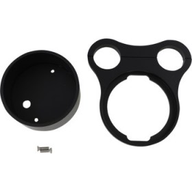 DRAG SPECIALTIES 1.5 T-BAR GAUGE MOUNT - GLOSS BLACK - FOR OEM GAUGE # 2210-0562