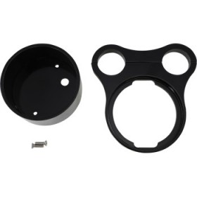 DRAG SPECIALTIES 1.5 T-BAR GAUGE MOUNT - FLAT BLACK - FOR OEM GAUGE # 2210-0563