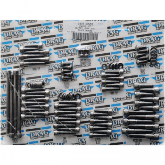 DRAG SPECIALTIES BOLT KIT - KNURLED - MOTOR # 2401-0562 DRAG SPECIALTIES BOLT KIT - KNURLED - MOTOR # 2401-0562