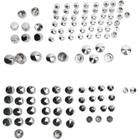 DRAG SPECIALTIES BOLT COVERS - CHROME # 2401-0698