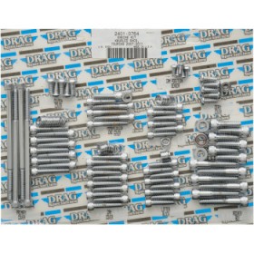 DRAG SPECIALTIES BOLT KIT - MOTOR - KNURLED - TOURING # 2401-0764