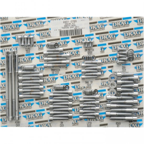 DRAG SPECIALTIES BOLT KIT - MOTOR - SMOOTH - TOURING # 2401-0765