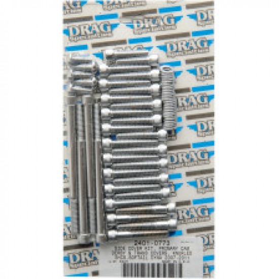 DRAG SPECIALTIES BOLT KIT - TRANSMISSION - KNURLED - SOFTAIL # 2401-0773