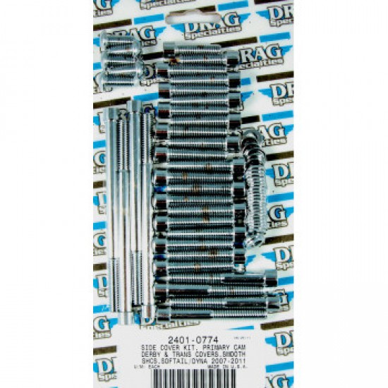 DRAG SPECIALTIES BOLT KIT - TRANSMISSION - SMOOTH - SOFTAIL # 2401-0774 DRAG SPECIALTIES BOLT KIT - TRANSMISSION - SMOOTH - SOFTAIL # 2401-0774