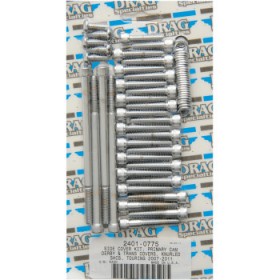 DRAG SPECIALTIES BOLT KIT - TRANSMISSION - KNURLED - TOURING # 2401-0775