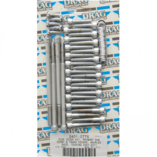 DRAG SPECIALTIES BOLT KIT - TRANSMISSION - KNURLED - TOURING # 2401-0775