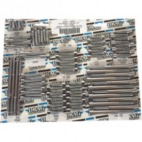 DRAG SPECIALTIES BOLT KIT - ENGINE - ALLEN - CHROME - SMOOTH - M8 # 2401-0967
