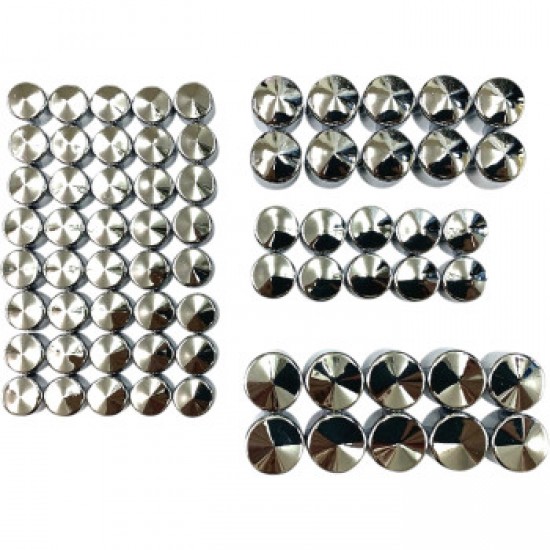 DRAG SPECIALTIES BOLT COVERS - ENGINE - CHROME - M8 # 2404-0984 DRAG SPECIALTIES BOLT COVERS - ENGINE - CHROME - M8 # 2404-0984