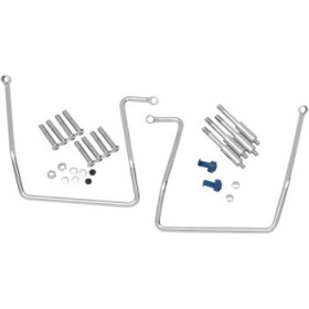 DRAG SPECIALTIES SADDLEBAG SUPPORT - CHROME - FXD 91-17 # 3501-0258