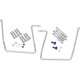 DRAG SPECIALTIES SADDLEBAG SUPPORT - CHROME - FXD 91-17 # 3501-0258 DRAG SPECIALTIES SADDLEBAG SUPPORT - CHROME - FXD 91-17 # 3501-0258