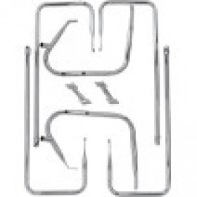 DRAG SPECIALTIES SADDLEBAG RAIL - CHROME - FL 09-13 # 3501-1247