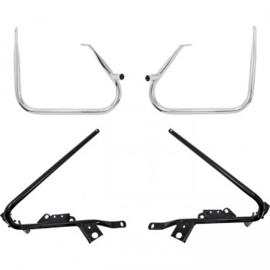 DRAG SPECIALTIES SADDLEBAG SUPPORT BRACKETS - CHROME - FL 09-13 # 3501-1424 DRAG SPECIALTIES SADDLEBAG SUPPORT BRACKETS - CHROME - FL 09-13 # 3501-1424