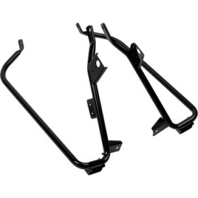 DRAG SPECIALTIES SADDLEBAG SUPPORT BRACKETS - BLACK - FL 09-10 # 3501-1975