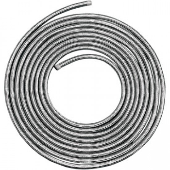 DRAG SPECIALTIES BRAIDED OIL/FUEL HOSE - STAINLESS STEEL - 5/16 X 25 # DS-096613 DRAG SPECIALTIES BRAIDED OIL/FUEL HOSE - STAINLESS STEEL - 5/16 X 25 # DS-096613
