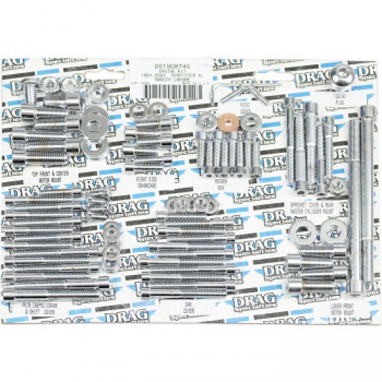 DRAG SPECIALTIES BOLT KIT - MOTOR - SOCKET-HEAD - SMOOTH - XL # DS-190874S DRAG SPECIALTIES BOLT KIT - MOTOR - SOCKET-HEAD - SMOOTH - XL # DS-190874S