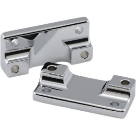 DRAG SPECIALTIES FENDER-TO-FORK ADAPTERS - CHROME # DS-222128