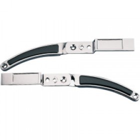 DRAG SPECIALTIES REAR FENDER STRUT - STOCK-STYLE - CHROME/BLACK # DS-264072