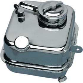 DRAG SPECIALTIES REPLACEMENT OIL TANK - CHROME # DS-310108