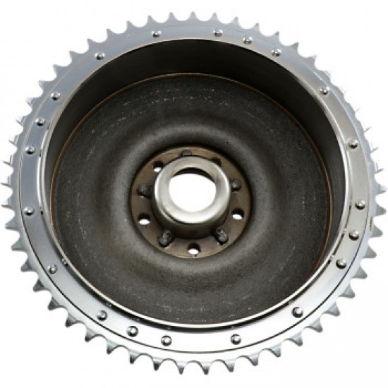 DRAG SPECIALTIES BRAKE DRUM WITH SPROCKET - 63-66 # DS-325390