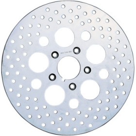 DRAG SPECIALTIES DRILLED BRAKE ROTOR - REAR - 11.5 - HARLEY-DAVIDSON # DS-325734