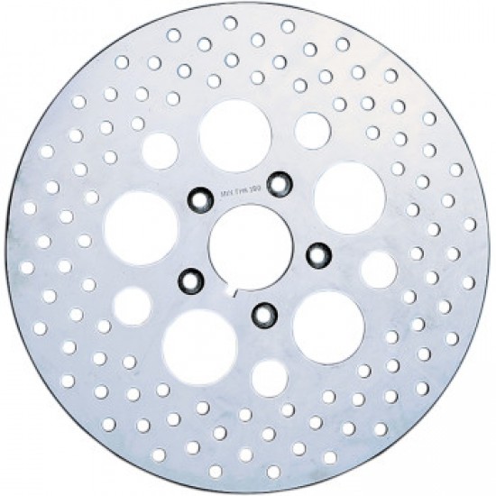 DRAG SPECIALTIES DRILLED BRAKE ROTOR - REAR - 11.5 - HARLEY-DAVIDSON # DS-325734 DRAG SPECIALTIES DRILLED BRAKE ROTOR - REAR - 11.5 - HARLEY-DAVIDSON # DS-325734