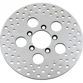 DRAG SPECIALTIES POLISHED STAINLESS STEEL ROTOR - 10 # DS-325737