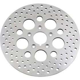 DRAG SPECIALTIES DRILLED BRAKE ROTOR - FRONT - 11.5 - HARLEY-DAVIDSON # DS-325738
