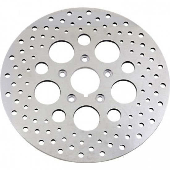 DRAG SPECIALTIES DRILLED BRAKE ROTOR - FRONT - 11.5 - HARLEY-DAVIDSON # DS-325738 DRAG SPECIALTIES DRILLED BRAKE ROTOR - FRONT - 11.5 - HARLEY-DAVIDSON # DS-325738