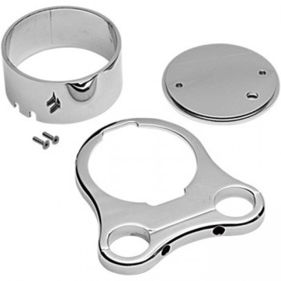 DRAG SPECIALTIES 1.25 T-BAR SINGLE GAUGE MOUNT - CHROME - FOR 00-22 OEM STYLE GAUGES # DS-373864 DRAG SPECIALTIES 1.25 T-BAR SINGLE GAUGE MOUNT - CHROME - FOR 00-22 OEM STYLE GAUGES # DS-373864