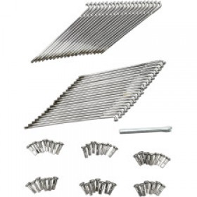 DRAG SPECIALTIES SPOKE SET - FRONT - CHROME - 8-1/4 # DS-380139