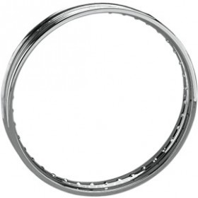 DRAG SPECIALTIES RIM - 40 HOLE - SPUN - SILVER - 21X2.15 # DS-380318
