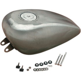 DRAG SPECIALTIES GAS TANK WITH CHROME AERO-STYLE GAS CAP - 3.3 GALLONS - SPORTSTER # DS-390340