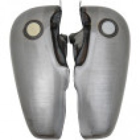 DRAG SPECIALTIES FAT BOB-STYLE GAS TANK - 5.0 GALLON - HARLEY DAVIDSON # DS-391236