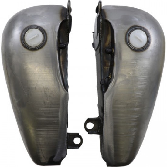 DRAG SPECIALTIES FAT BOB STYLE GAS TANKS - FLATSIDE - 5 GALLON # DS-391238 DRAG SPECIALTIES FAT BOB STYLE GAS TANKS - FLATSIDE - 5 GALLON # DS-391238