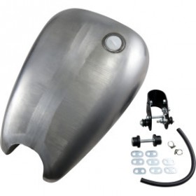 DRAG SPECIALTIES EXTENDED GAS TANK - SMOOTH-TOP - SINGLE-CAP - SPORTSTER # DS-391352