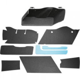 DRAG SPECIALTIES SADDLEBAG LINING KIT - BLACK - FL 93-13 # DS-710116