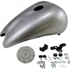 DRAG SPECIALTIES EXTENDED GAS TANK WITH AERO CAP - SOFTAIL # DS390392
