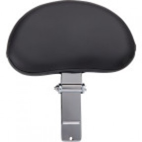 DRAG SPECIALTIES EZ GLIDE II BACKREST - SMALL - SOLAR REFLECTIVE LEATHER - SMOOTH #0822-0133